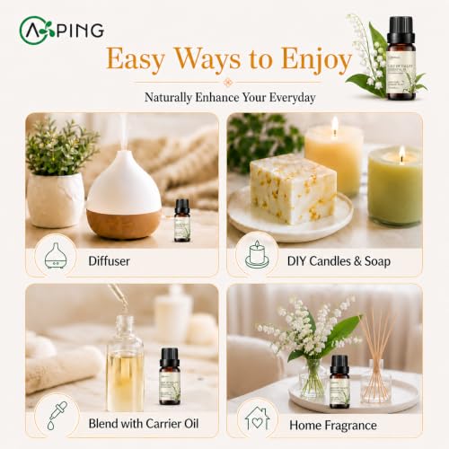 Lily of Valley Essential Oil - 100% Pure Organic Natural Plant - Product Imagery