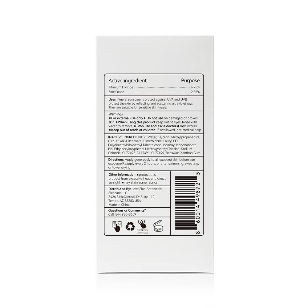 Mineral Protect Tinted Sunscreen SPF 50 PA Dark Tint - love skin botanicals Official Imagery - 5