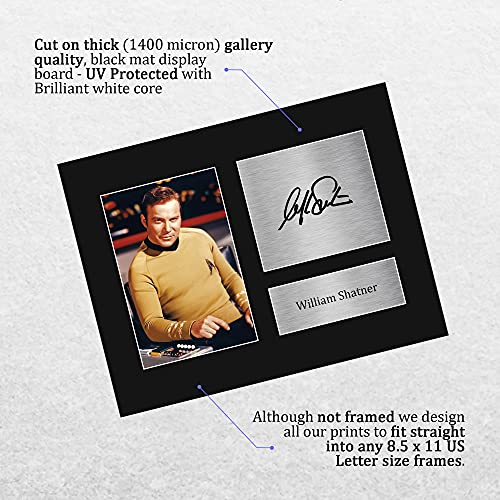 HWC Trading William Shatner Star Trek Gifts USL Printed Signed - Product Imagery