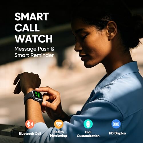 ANTZO Smart Watch 2.01" AMOLED Display 10-Day Battery, BT Call & - Product Imagery
