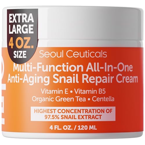 SeoulCeuticals 97 Snail Mucin Korean Face Moisturizer Skin - SeoulCeuticals Official Imagery - 1