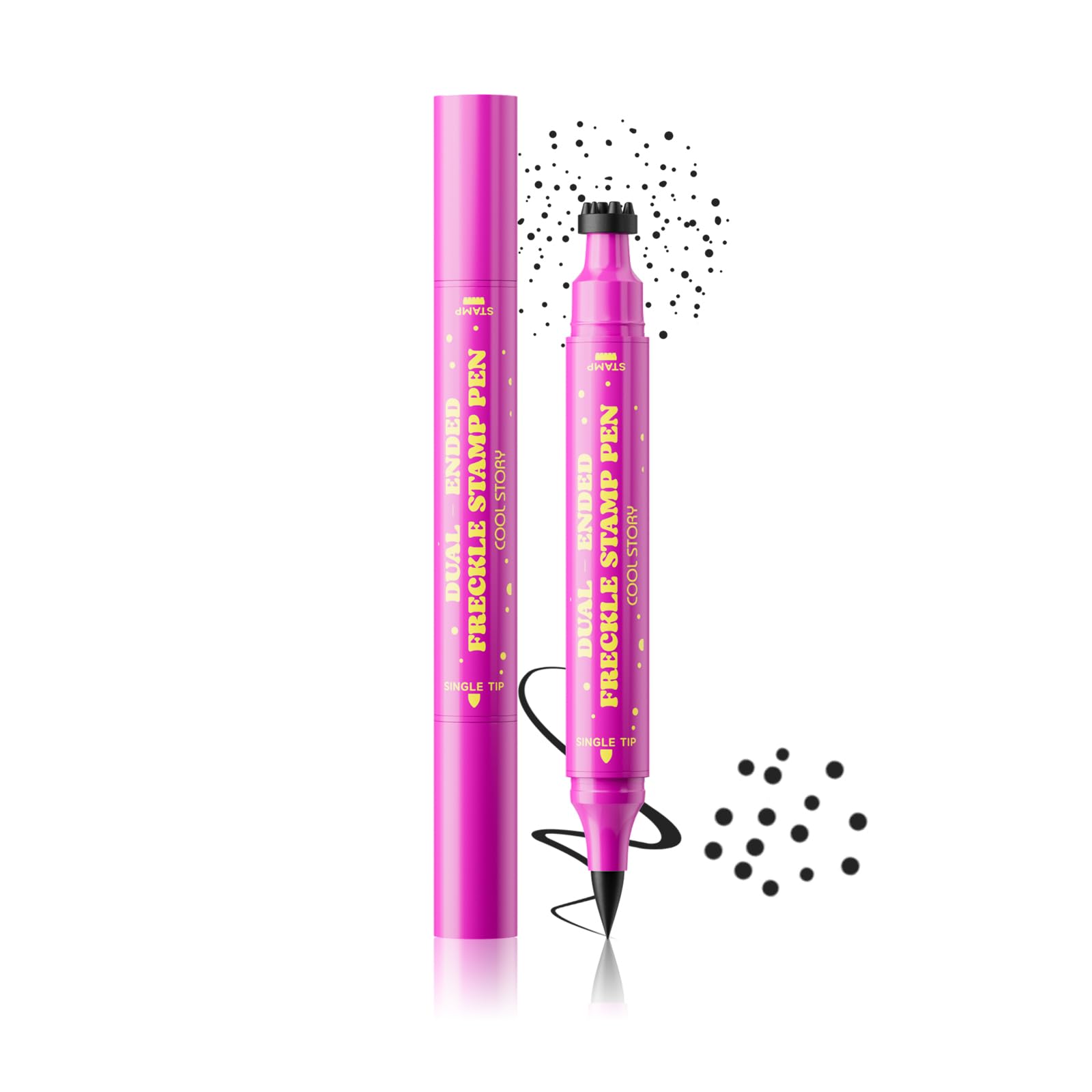 COOL STORY Freckle Stamp Pen, 2n1 Multi Natural Sunkissed Faux-Freckle - View 10