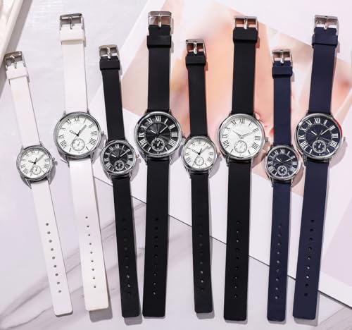 Fashion Men and Women Watches Roman Numeral Analog Quartz - Product Imagery