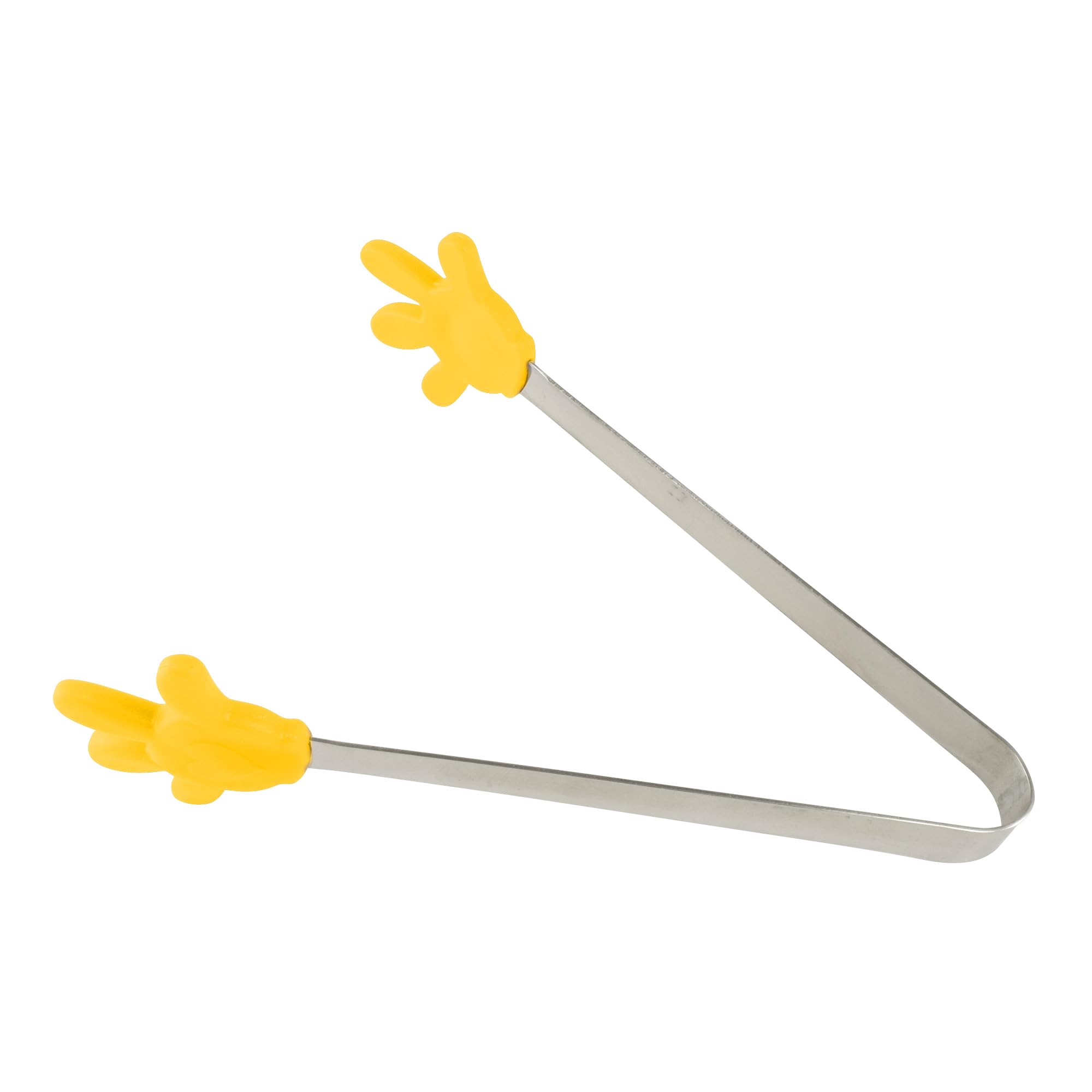 R&M Hand-Y Tongs 5" – Stainless Steel Mini Serving Tongs with Red or Y - View 2