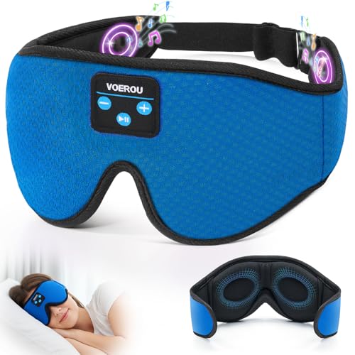 Voerou Sleep Mask Bluetooth 5.4 Headphones, Eye Masks for - Product Imagery