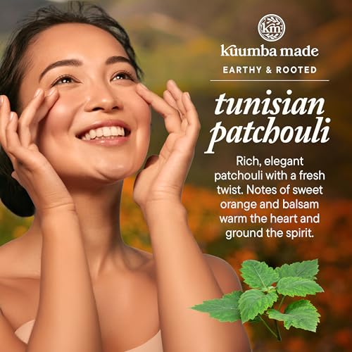 Kuumba Made Tunisian Patchouli Fragrance Oil Roll-On, Vegan, - Product Imagery