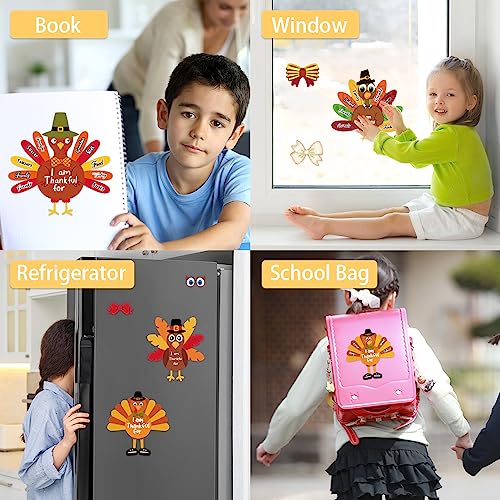 Thanksgiving Crafts for Kids, Make-a-Turkey Crafts Stickers - Product Imagery