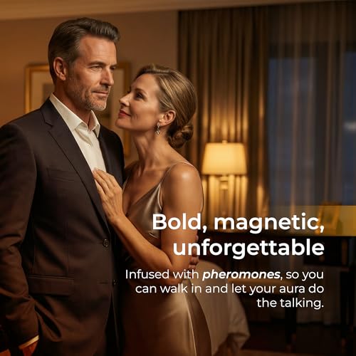 Concentrated Pheromone Cologne for Men – Oil-Based, Amber Wood & - Product Imagery