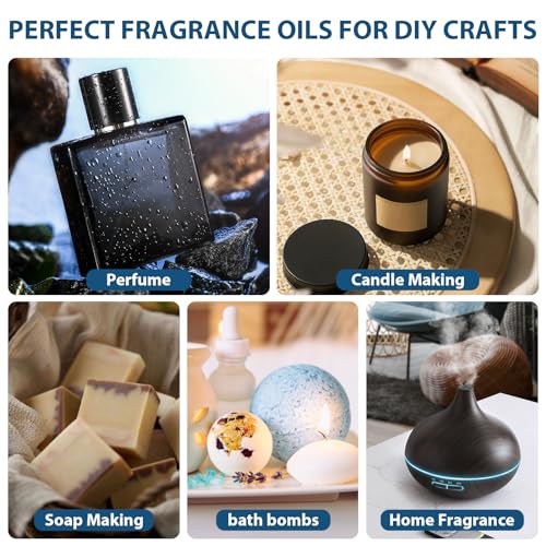 FUHITIM Fragrance Oil Charming Men's Set Diffuser Oil for Home（6 - Product Imagery