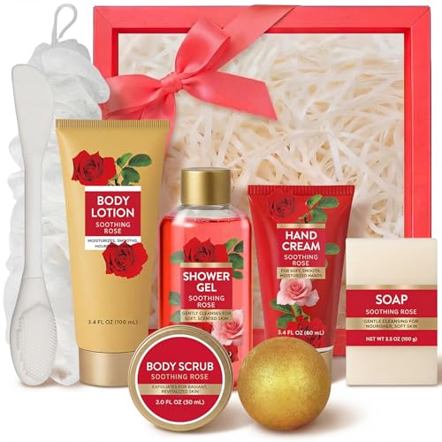 Spa Luxetique Gifts for Women 8pcs of Romantic Rose Gift Set - SPA LUXETIQUE WORLD Official Imagery - 1