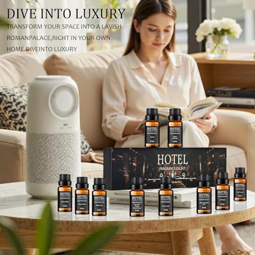 Hotel Collection Diffuser Essential Oil Gift Set,Hotel Scents - Product Imagery