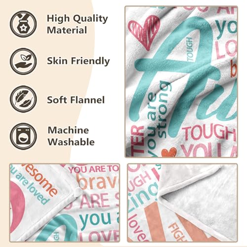 Super Soft Hug Blanket for Women - Inspirational Healing Gift - Product Imagery