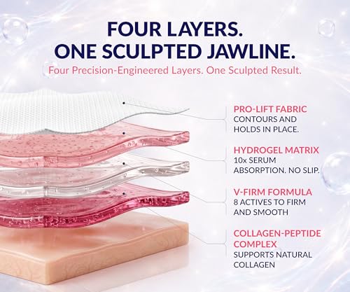 Stylia V Line Lifting Collagen Mask - Lift, Firm & Contour - Product Imagery