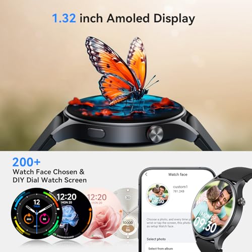 aeac Smart Watch for Men Women, Answer/Make Call, 1.32'' AMOLED - Product Imagery