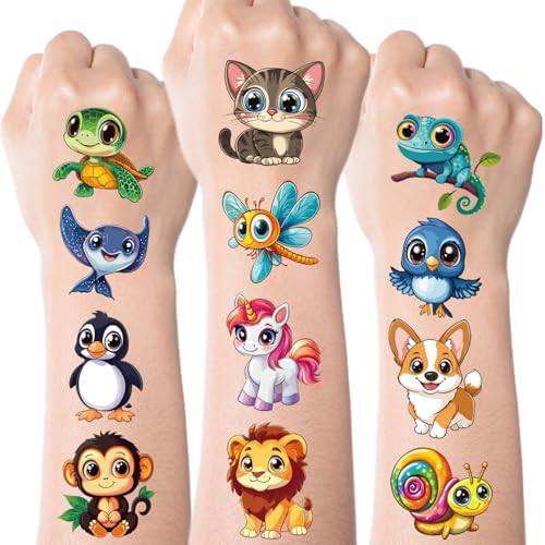 JCFIRE Larger Temporary Tattoos For Kids Stocking Stuffers, 102 - Product Imagery