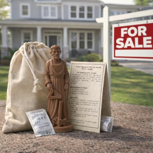 3 Pack - Saint Joseph Home Selling Kit – Catholic Statue with - Product Imagery