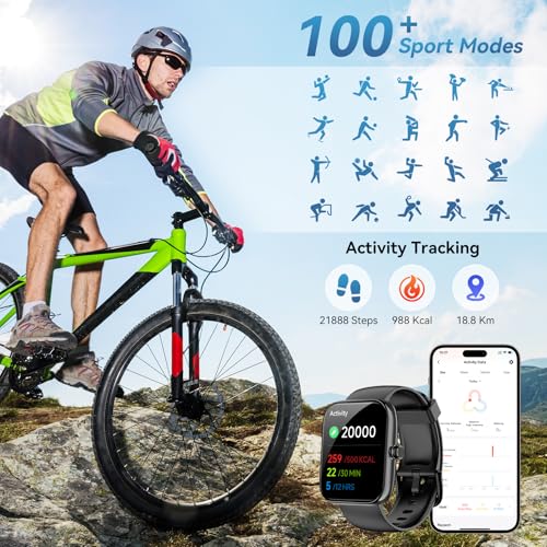 Smart Watch for Men Women with Alexa Built-in, Bluetooth - Product Imagery