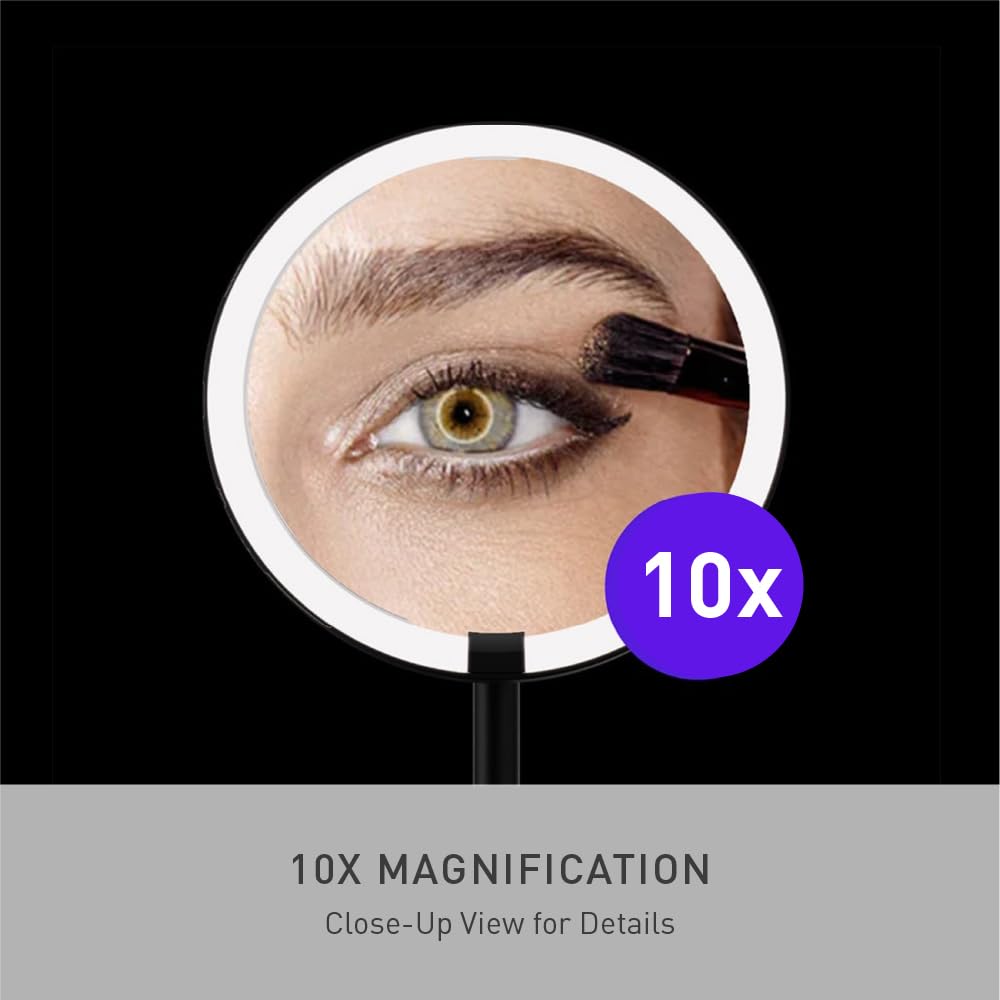 simplehuman Sensor Mirror Fold 5 with 10X Magnification - simplehuman Official Imagery - 6