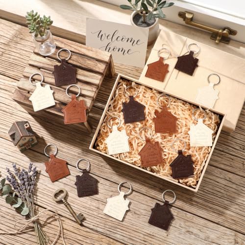20 Pcs New Home Keychain Bulk Welcome Gifts - Product Imagery