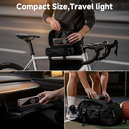 OlarHike Tire Inflator Portable Air Compressor,Dual - Product Imagery