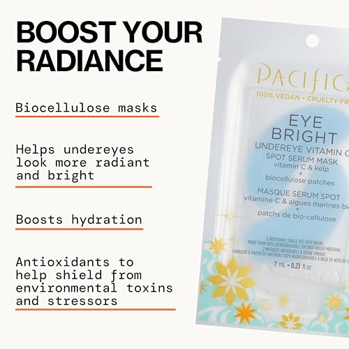 Pacifica Undereye Spot Serum Mask – Bright Eye Vitamin C Mask - Product Imagery
