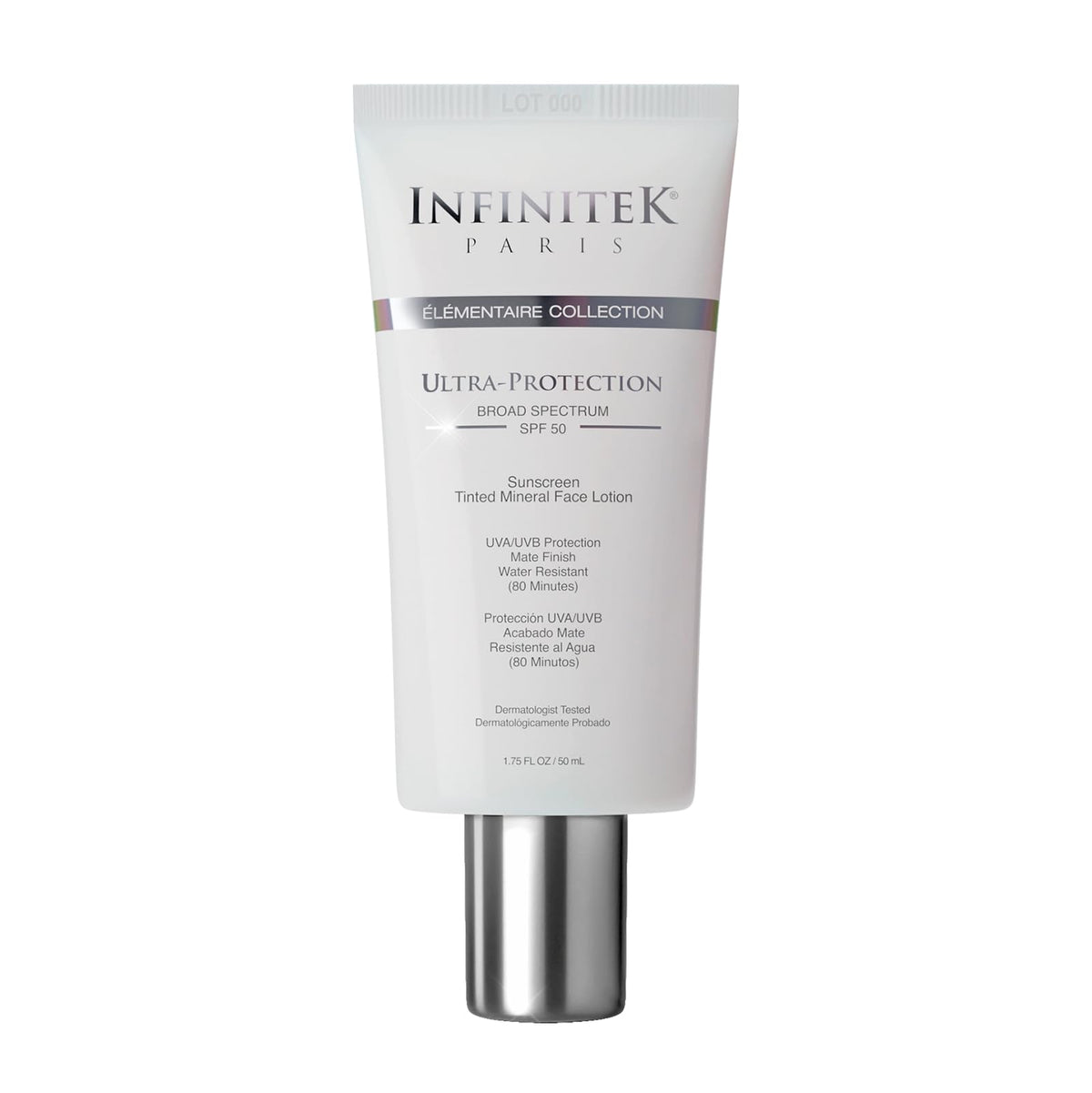 Infinitek Paris Tinted Mineral Sunscreen SPF 50 Ultra - Infinitek Official Imagery - 1