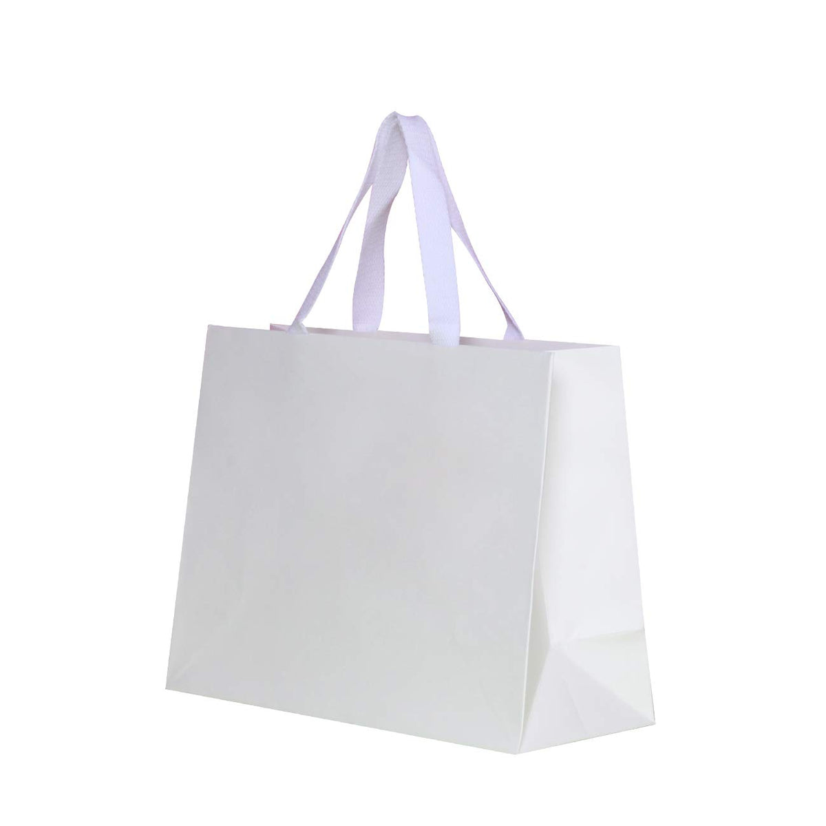 10pcs 15 7x5 5x11 8 Large Size White Paper Bags with White - PAPERIST Official Imagery - 1