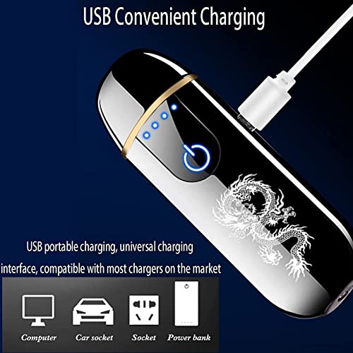 Electric Lighter, Smart USB Rechargeable, Mini Touch Ignition - Product Imagery