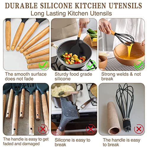 Umite Chef Kitchen Cooking Utensils Set, 33 pcs Non-Stick - Product Imagery