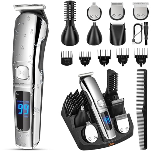Ufree Beard Trimmer for Men, Waterproof Electric Razor, Grooming - Product Imagery