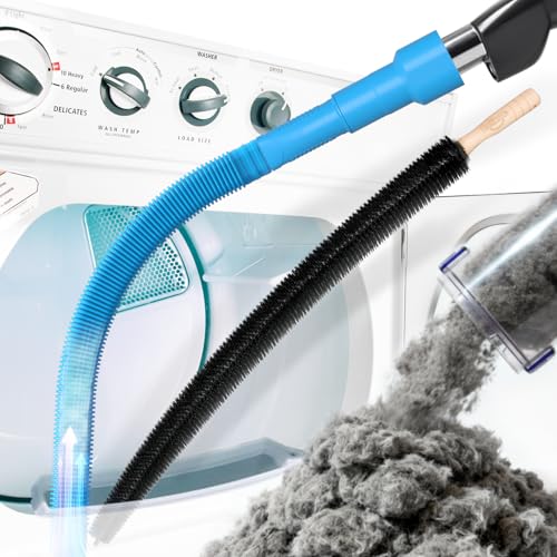 Holikme Dryer Vent Cleaner Kit 2Pack - Lint Vacuum Attachment & - Product Imagery