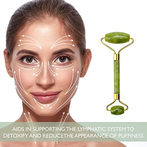 Ice Face Mask + Jade Roller - Beauty Roller Face Neck Massage - Product Imagery