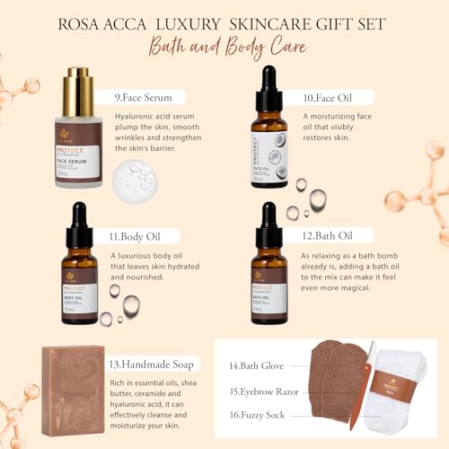 Gifts for Women, 32 Pcs Coconut Hydrating Face Skin Care Kit, - Product Imagery