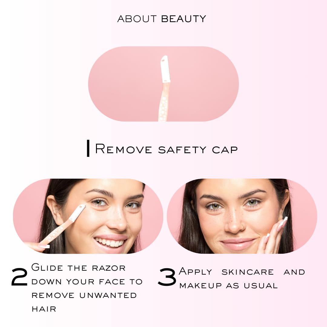 About Face Fuzz Free Facial Razors - About Face Official Product Imagery - 7