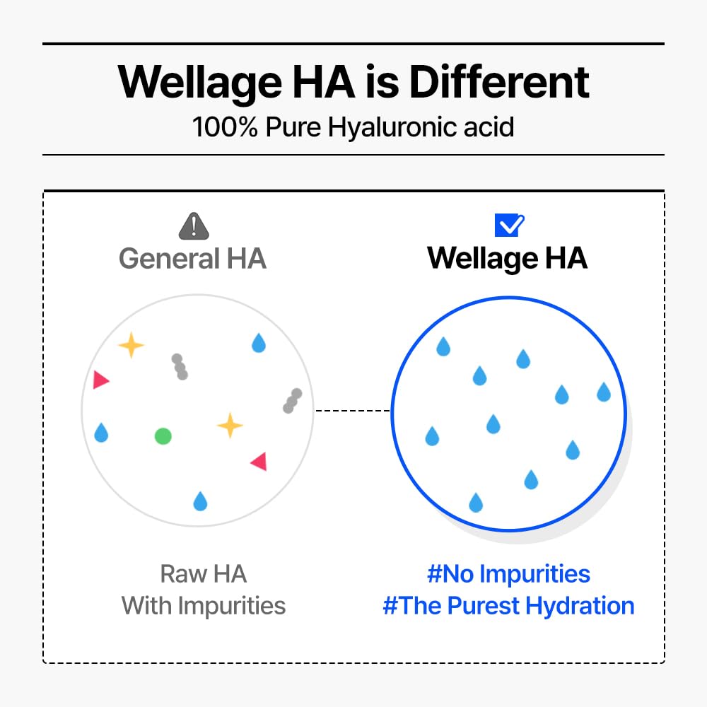 WELLAGE Real Hyaluronic Blue Ampoule 100, Korean Skincare, Fragrance Free - WELLAGE Official Product View 7