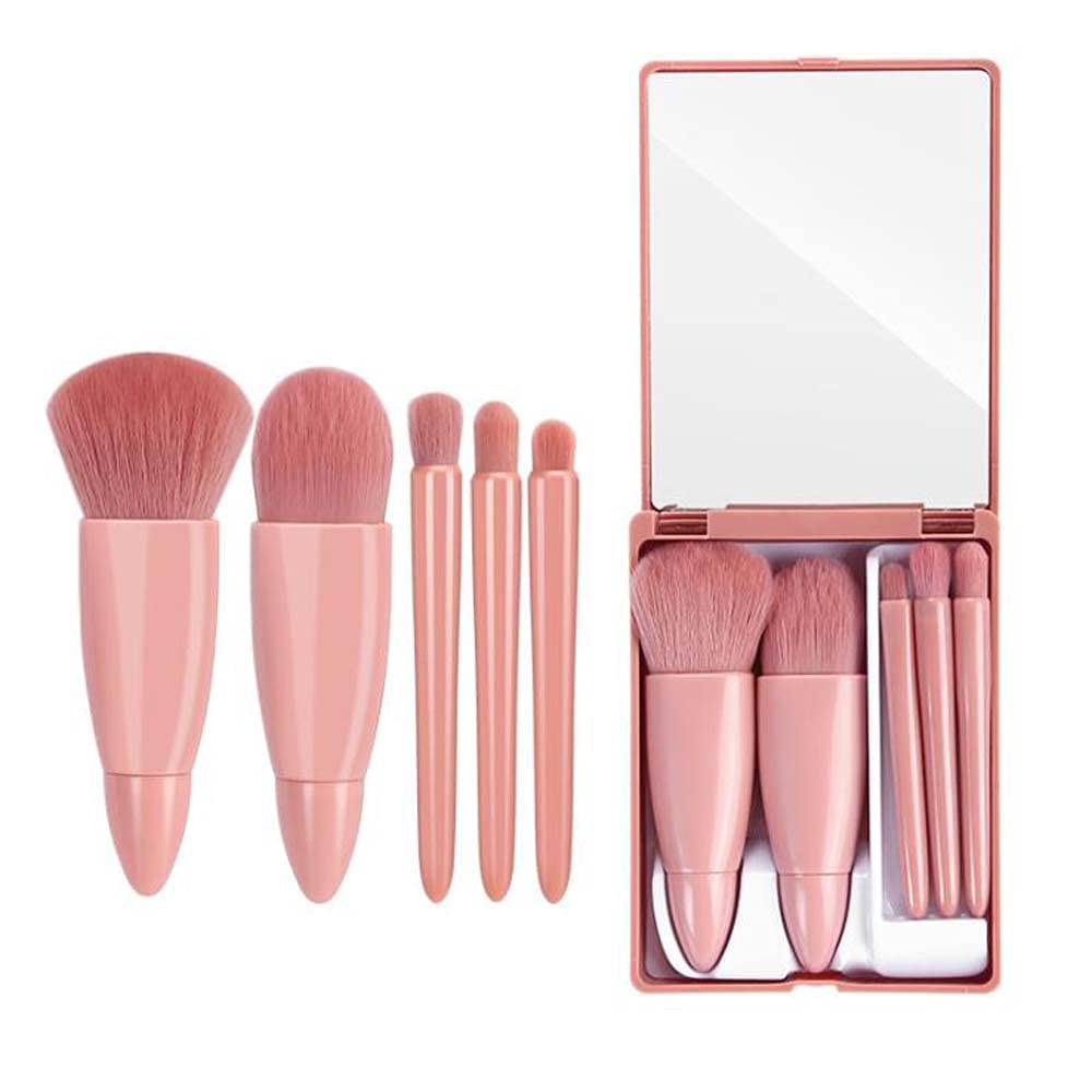Easy taken Travel Makeup Brush Set COSHINE 5pcs Mini - COSHINE Official Product Imagery - 1