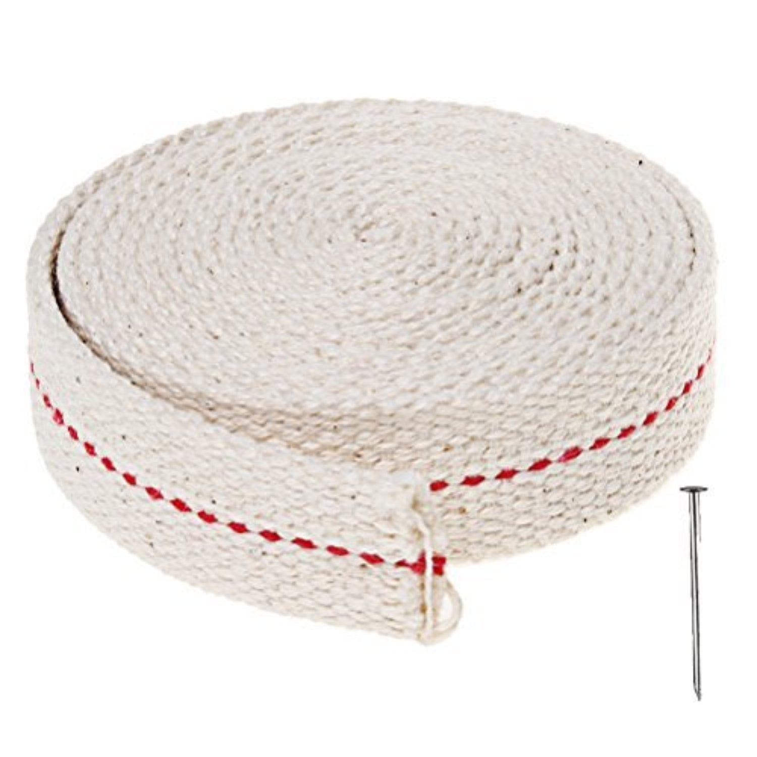 Two rolls of Pengxiaomei 12-foot cotton lantern oil lamp wicks, 3/4 inch size, suitable for oil lanterns and lamps.