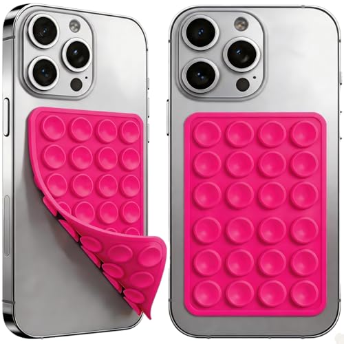 Pink 2Pack Otco budyy Silicone Double-Sided Suction Phone Case - Product Imagery