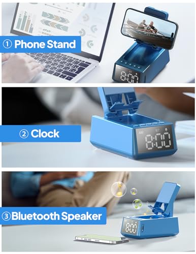 Birthday Gifts for Men Women, Cell Phone Stand Bluetooth Speaker - Product Imagery