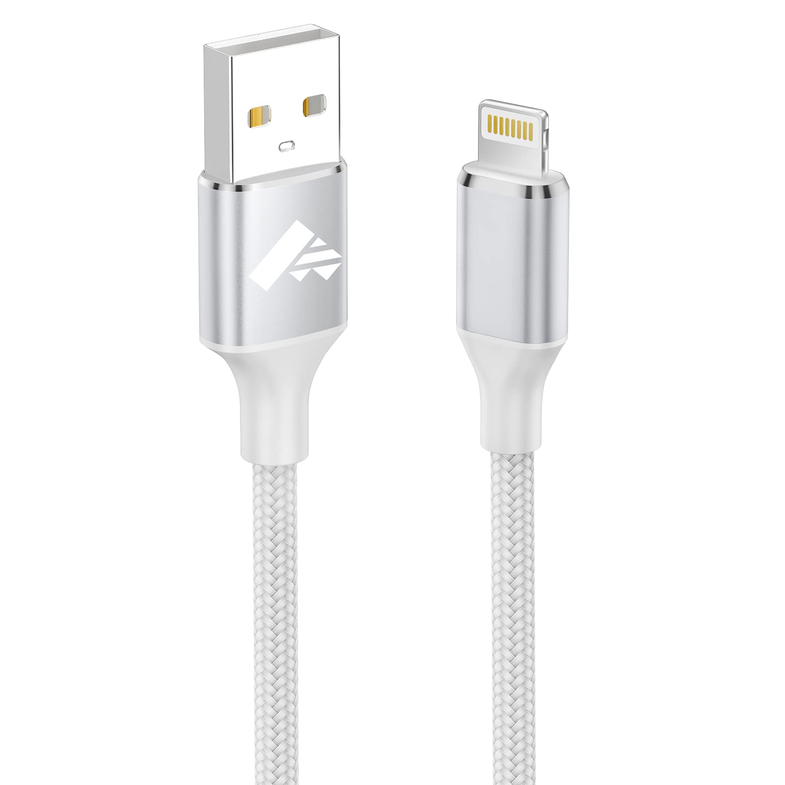 Aioneus Apple MFi Certified 6FT braided USB to Lightning iPhone charger cable for fast charging compatible with iPhone 14 to SE and iPad