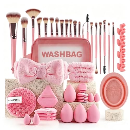 Pink Makeup Brush Set Professional Makeup Kit Multi - Xincusdiva Official Imagery - 1