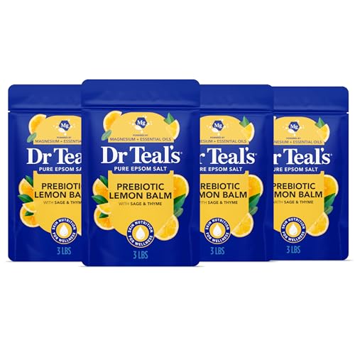 Dr Teal s Pure Epsom Magnesium Salt Soak Prebiotic Lemon - Dr Teal's Official Imagery - 1