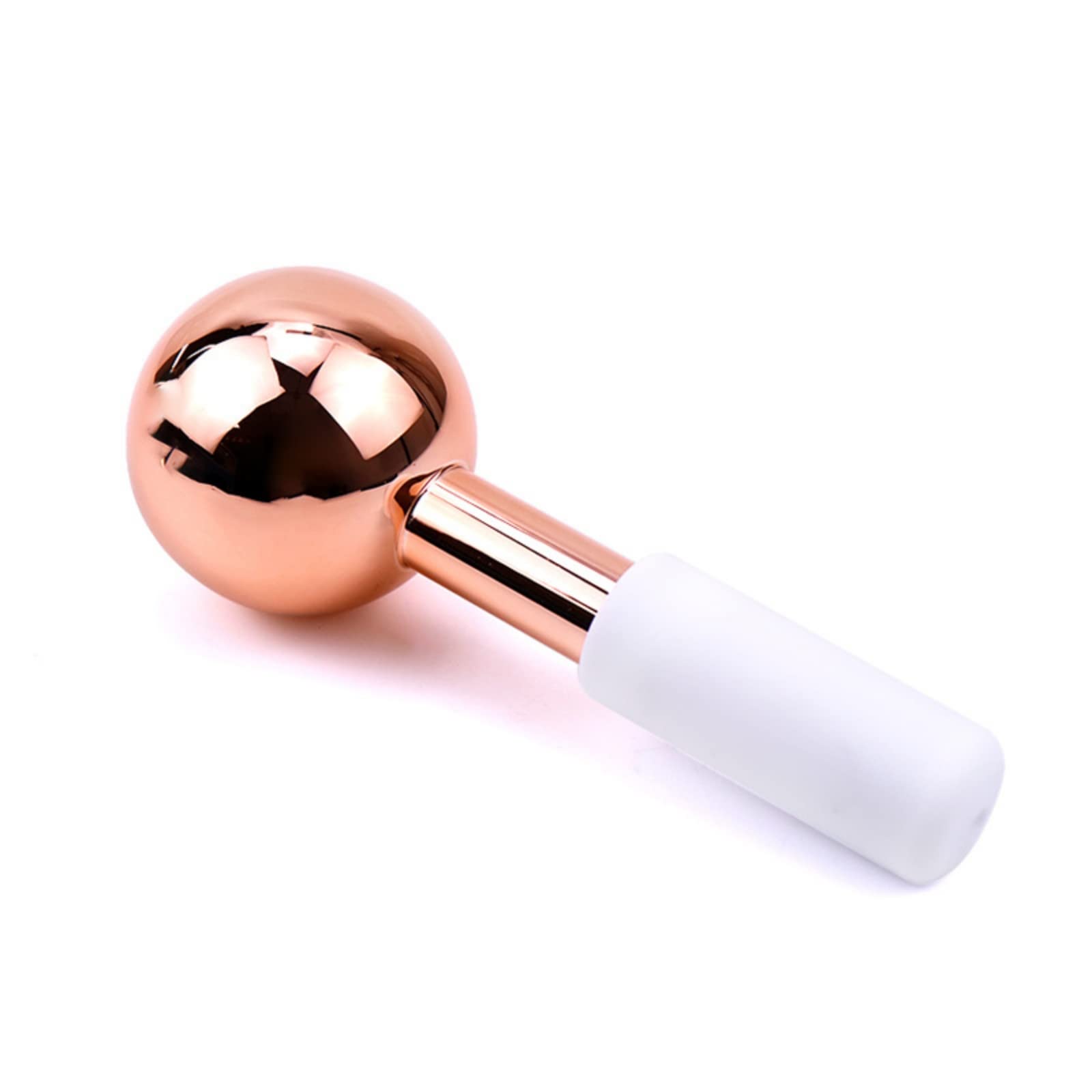 brakverla Facial Ice Globes and Cryotherapy Rose massager for soothing skincare, showing the ice globes and roller in use.