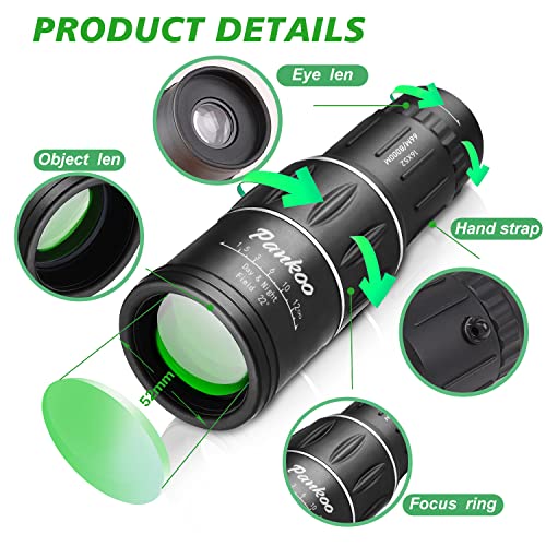 Monocular Telescope High Power 16X52, 2026 Power Prism Compact - Product Imagery