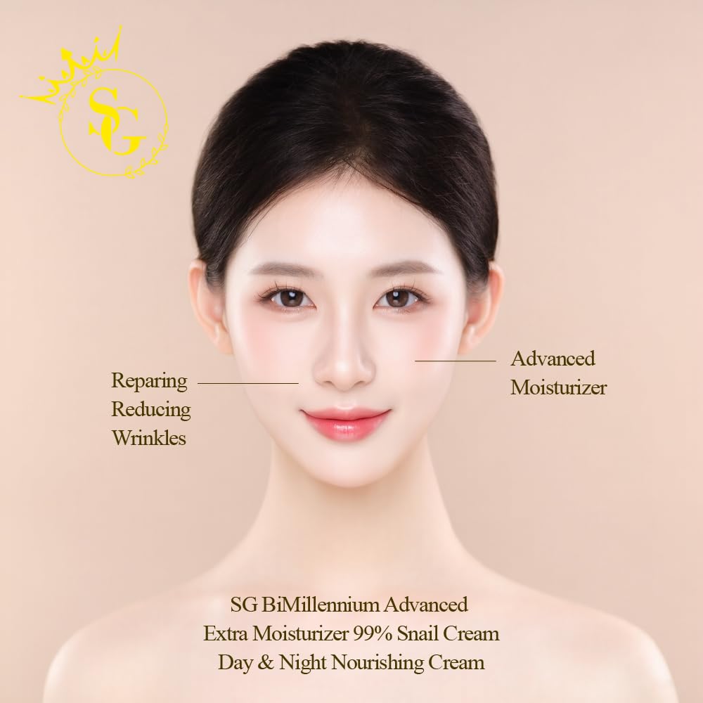 SG BiMillennium K Beauty Face Cream for Women with 99% Snail - SG
