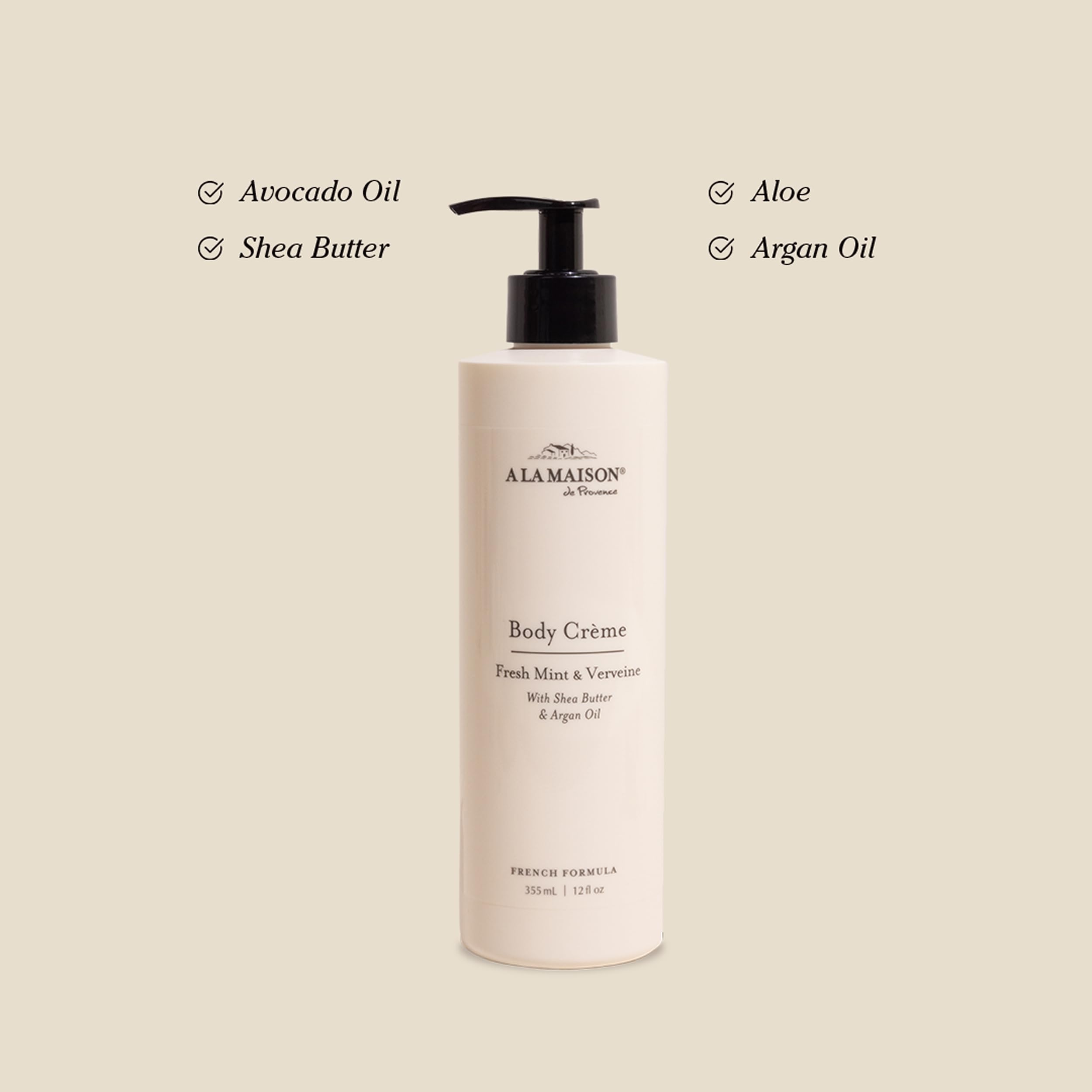 A LA MAISON Body Cr me Shea Butter Body Lotion with Argan - A LA MAISON Official Product Imagery - 3