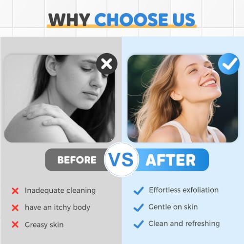 Magic Exfoliating Bath Sponge Body Scrubber, 2025 New Magic - Product Imagery
