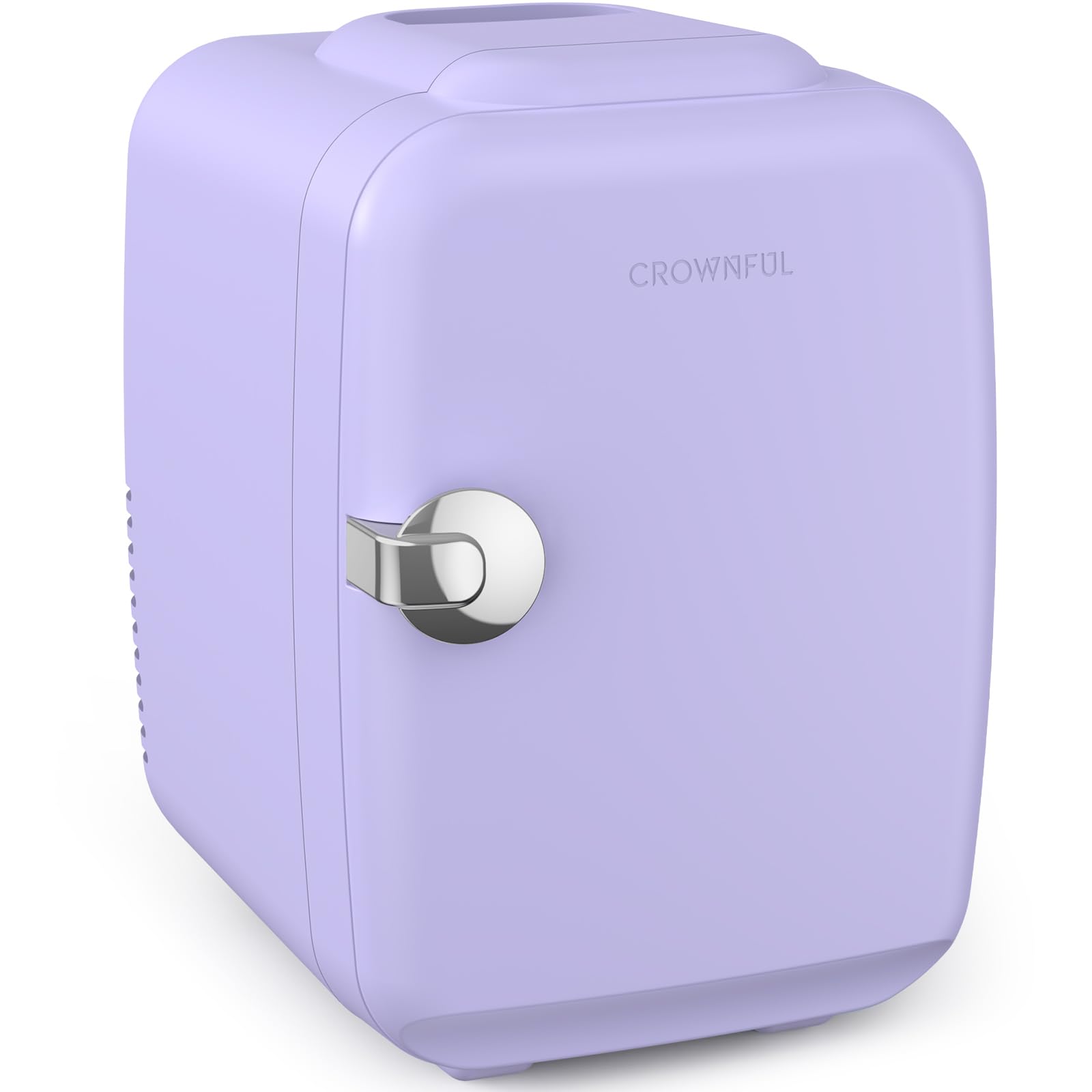 CROWNFUL Mini Fridge, 4 Liter/6 Can Portable Cooler and Warmer - CROWNFUL