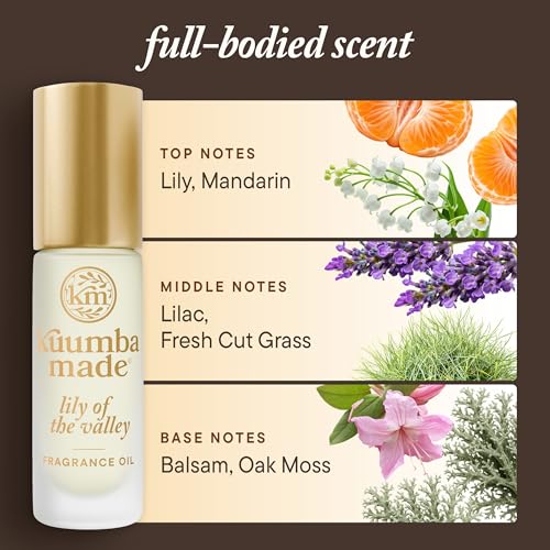Kuumba Made Lily of the Valley Fragrance Oil Roll-On, Vegan, - Product Imagery
