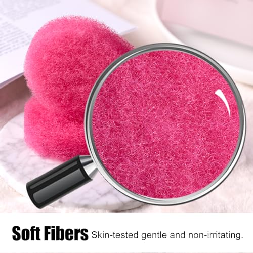 BS-MALL Facial Sponge 12 Pcs – Exfoliating Face Scrubber for - Product Imagery